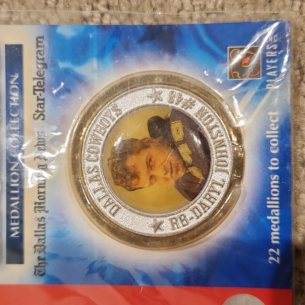 Dallas Cowboy LEGENDS Daryl Johnston medallion